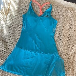 adidas Blue Athletic Dress with Slit
